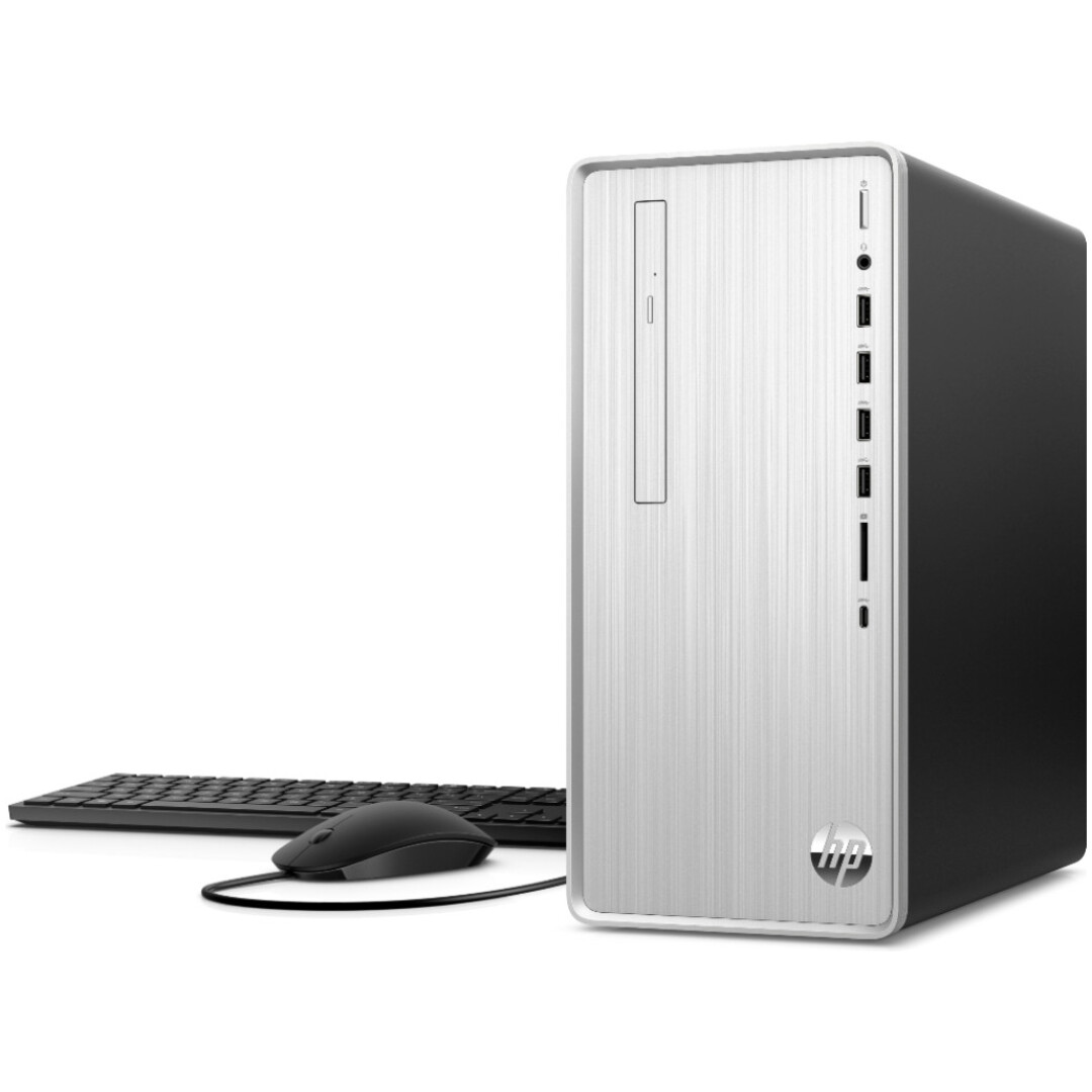 Računalnik HP MT Pavilion i5-10400/H470/8GB/Optane 16GB/1TB/DVDRW/Intel 630 VGA HDMI /BT WiFi RJ45/180W-90%/Win11Home srebrn 9EF11AA NP