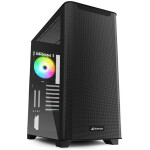 SHARKOON M30 RGB ATX okno gaming črno ohišje