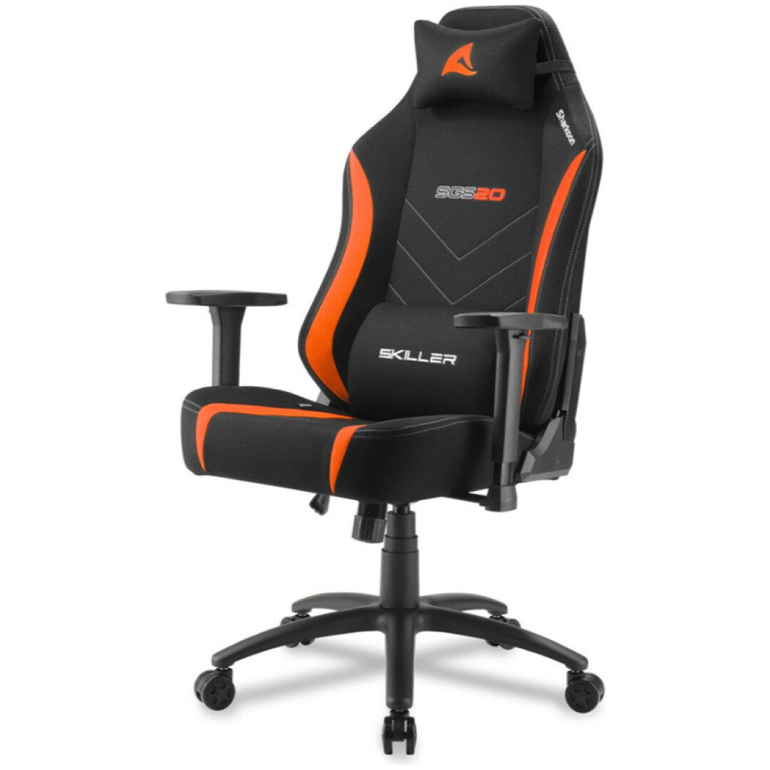 SHARKOON SKILLER SGS20 Fabric nagib/višina blago črno-oranžna gaming stol