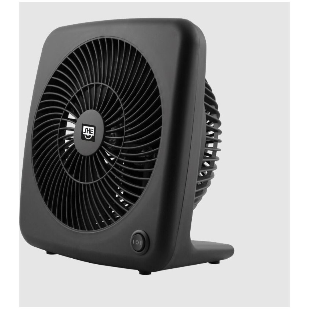 SHE talni ali namizni ventilator 2v1 30W črn