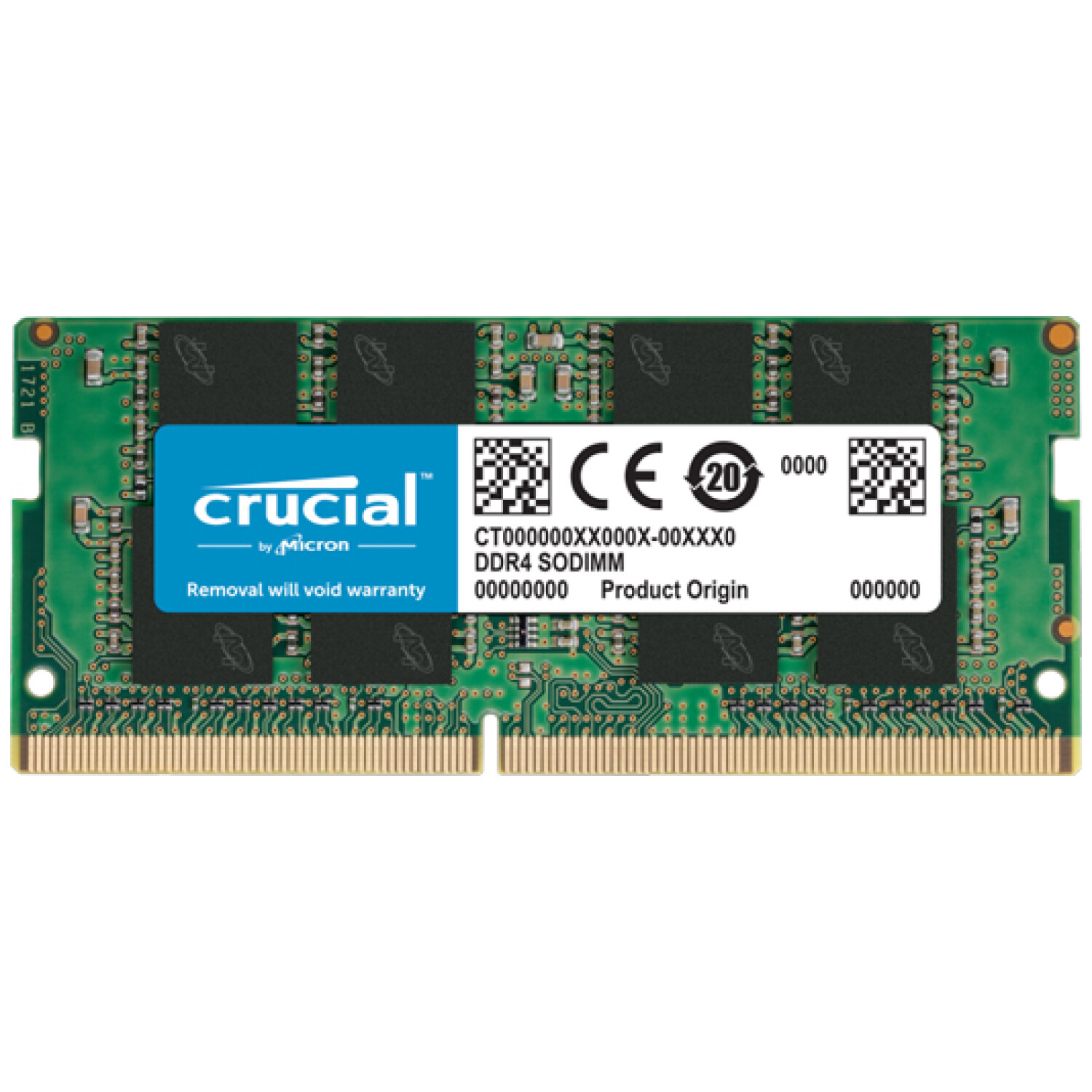 SO-DIMM DDR4 16GB 3200MHz CL22 Single (1x16GB) Crucial Value 1