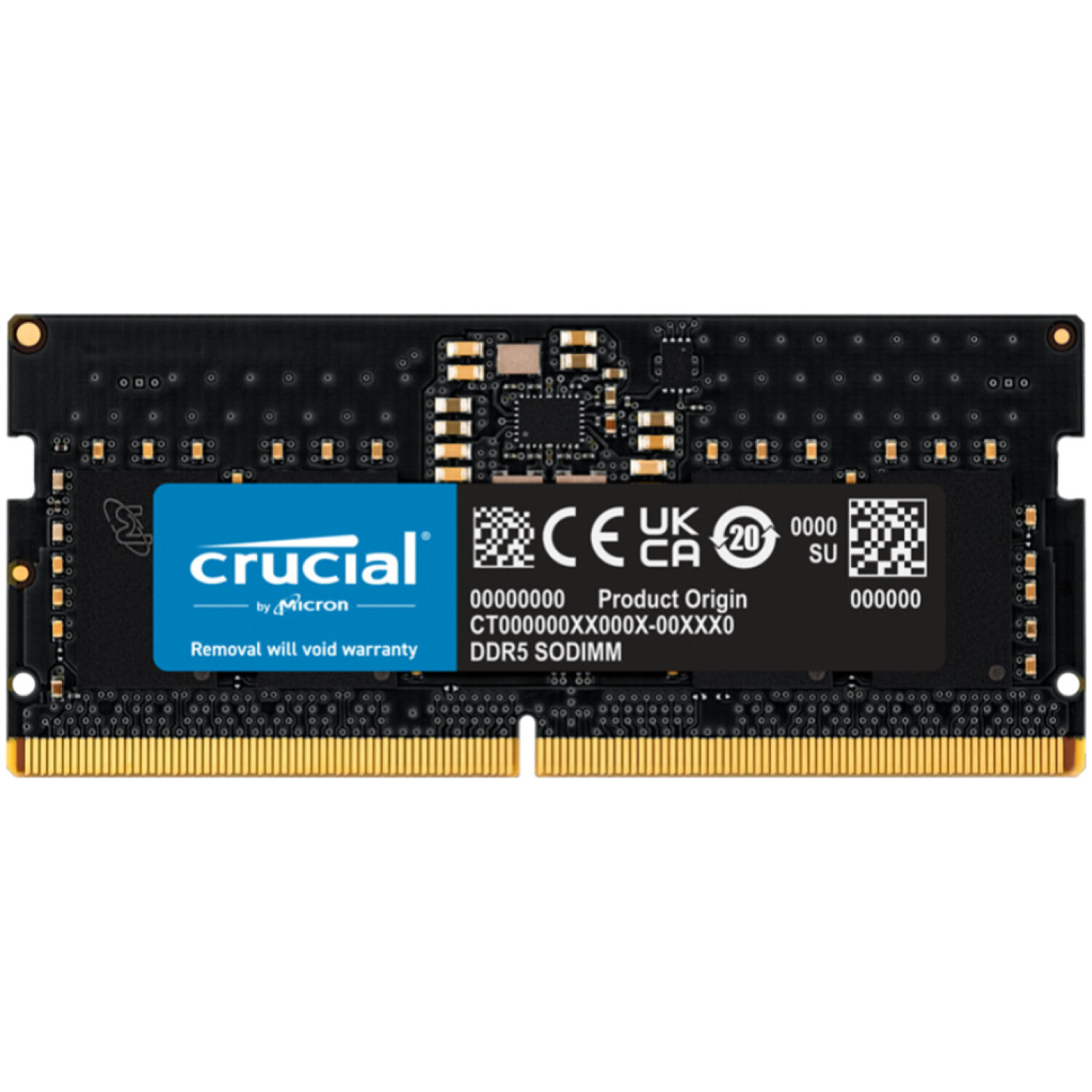 SO-DIMM DDR5 8GB 4800MHz CL40 Single (1x8GB) Crucial (CT8G48C40S5)