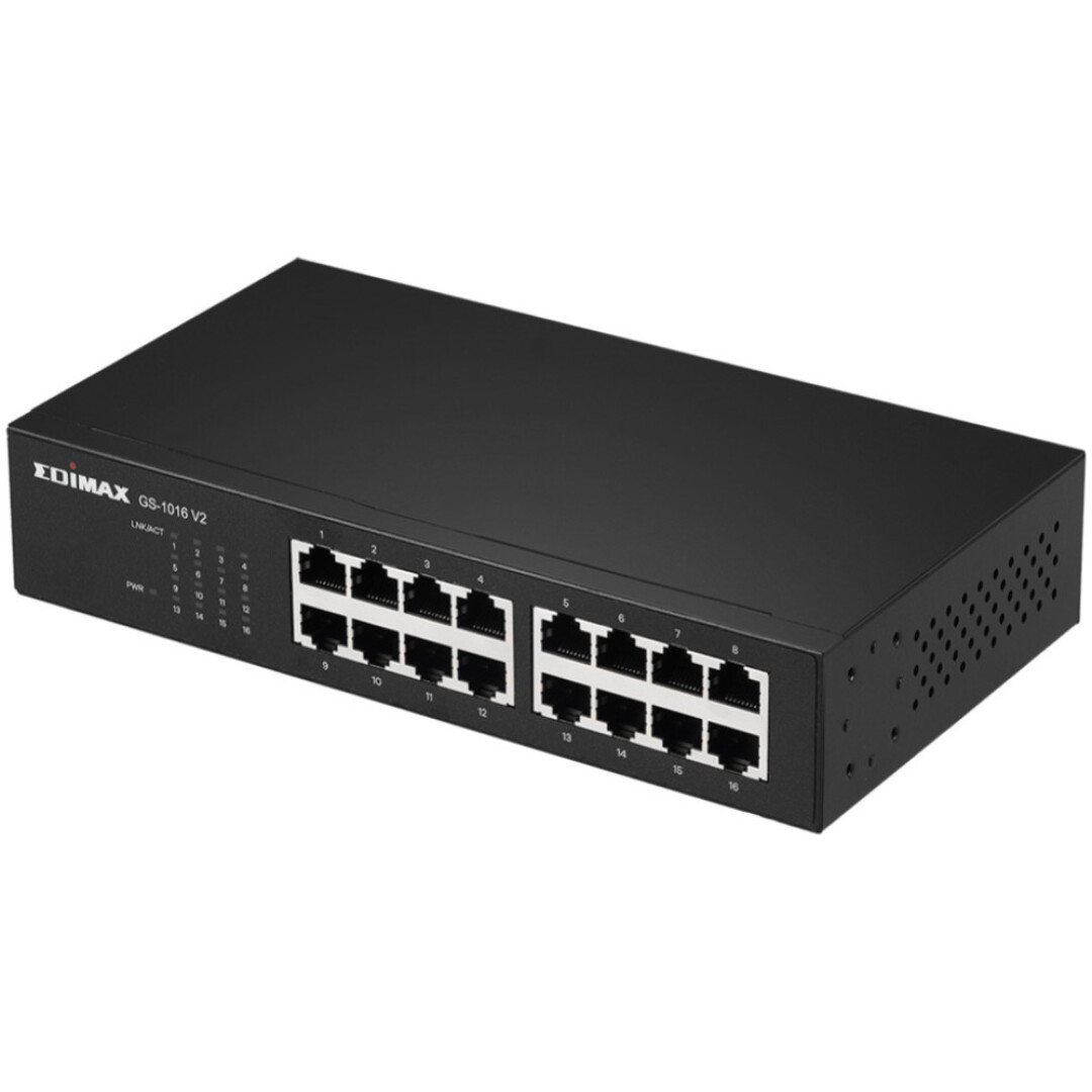 STIKALO 16-PORT Edimax 100/1000 Managed Rackmount (GS-1016)