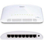 STIKALO 8-PORT D-link 100/1000 (DGS-1008D)