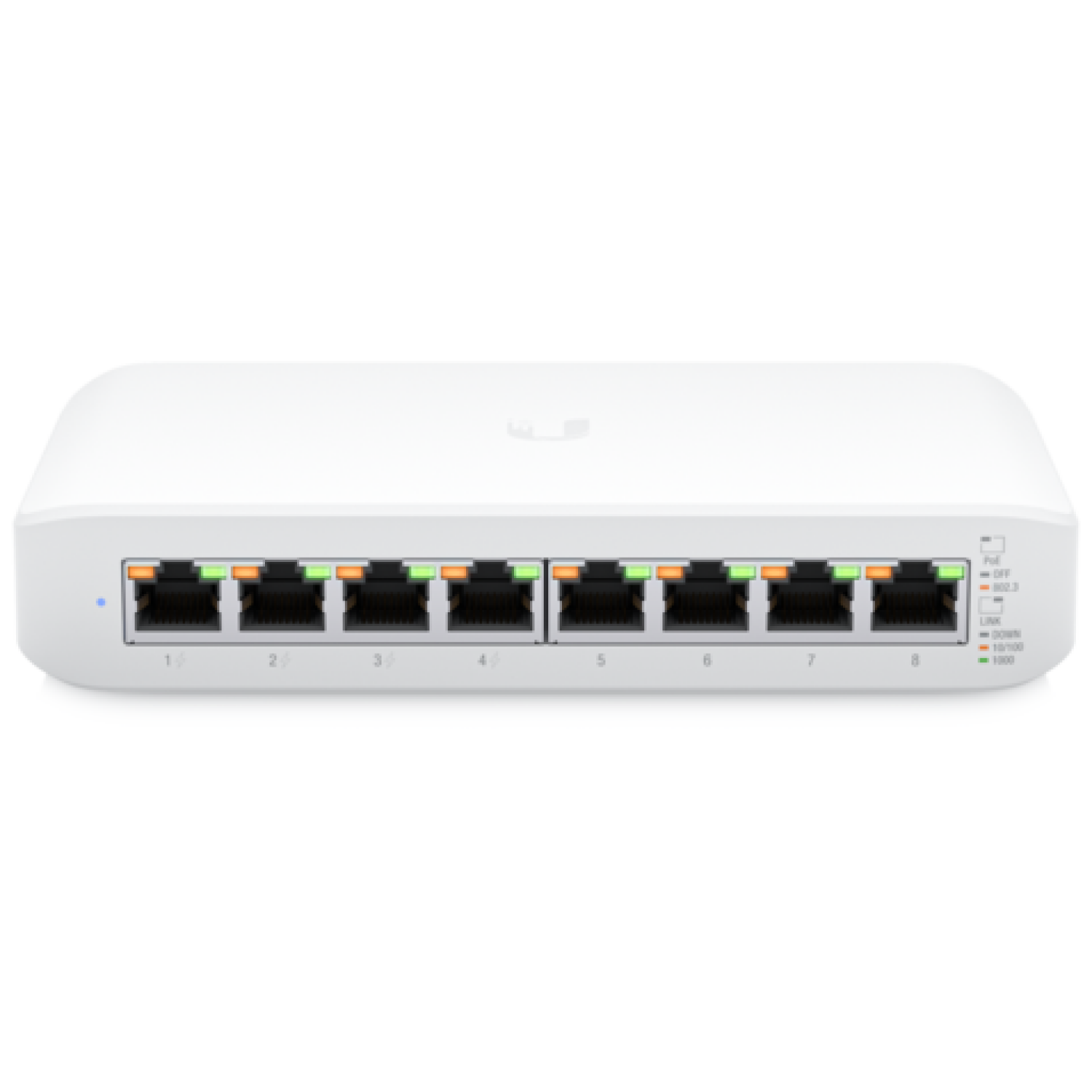 STIKALO 8-PORT Ubiquiti Lite 8 PoE 10/100/1000 PoE 4x PoE+ 52W (USW-LITE-8-POE-EU)