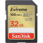 SanDisk Extreme 32GB SDHC spominska katica+ 1 leto RescuePRO Deluxe up to 100MB/s & 60MB/s Branje/Zapisovanje