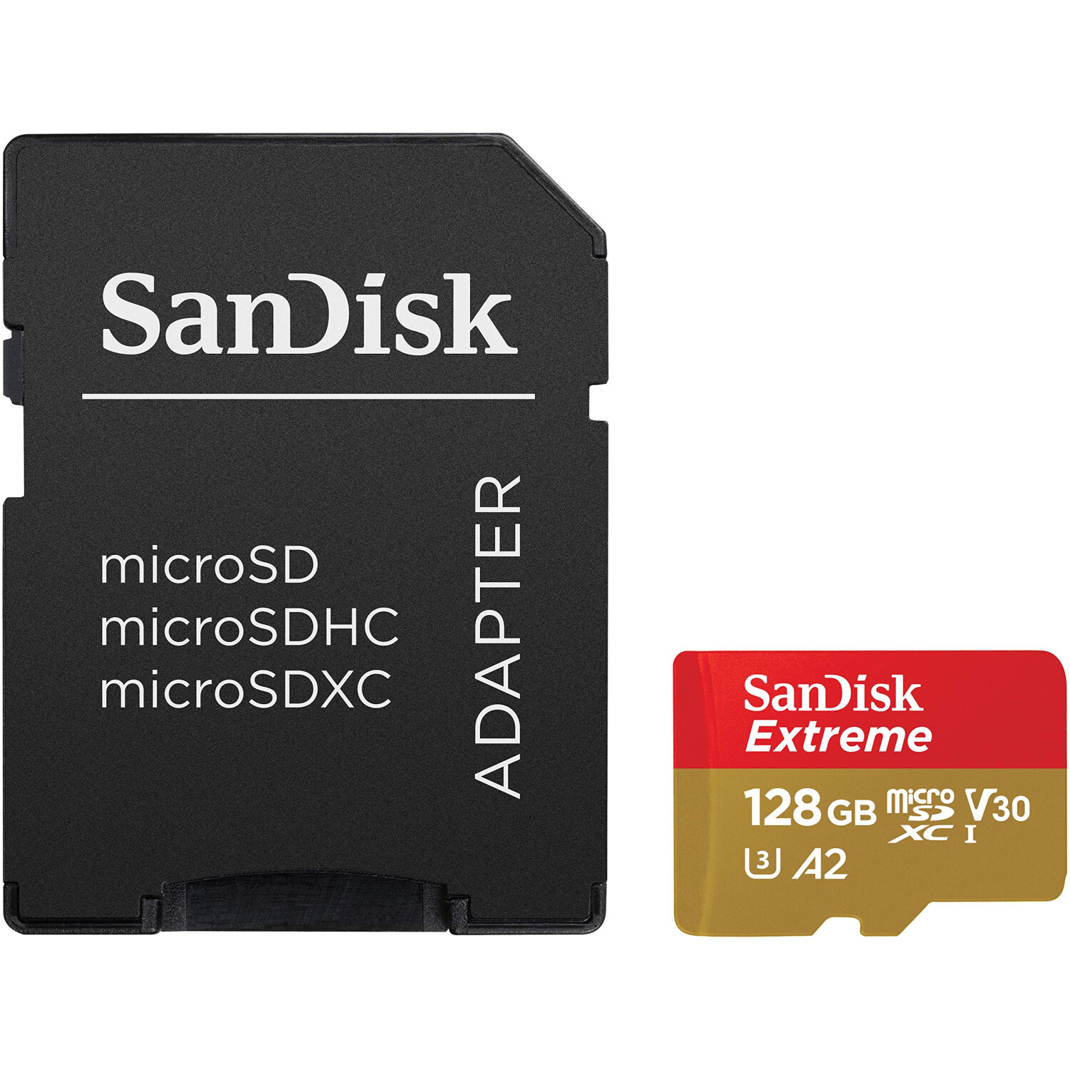 SanDisk Extreme microSDXC Mobile Gaming 128GB hitrost190MB/s & 90MB/s A2 C10 V30 UHS-I U3