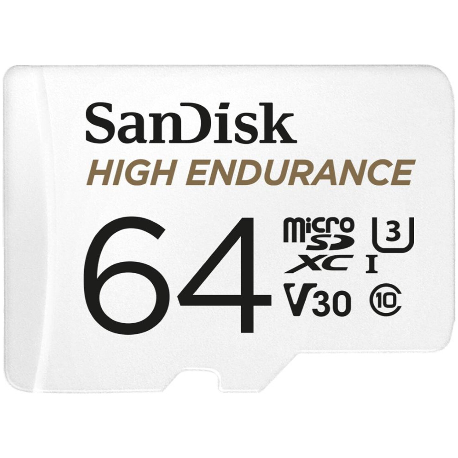 SanDisk High Endurance video microSDHC 64GB + SD Adapter Full HD / 4K video