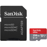 SanDisk Ultra microSDXC 256GB + SD Adapter 150MB/s A1 Class 10 UHS-I