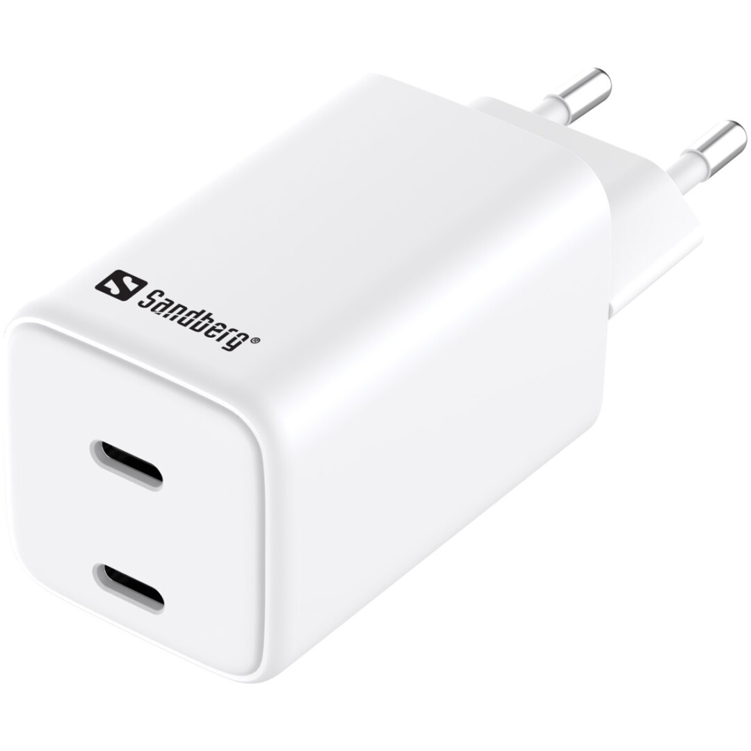 Sandberg AC Charger Dual USB-C PD65W EU