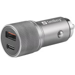 Sandberg avtomobilski polnilec 1xQC3.0 in 1xUSB-C 48W