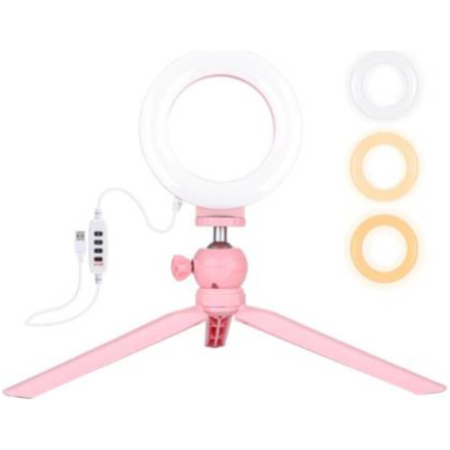 Selfie LED Ring svetlobni obroč Puluz tripod 12cm (PKT3091F)