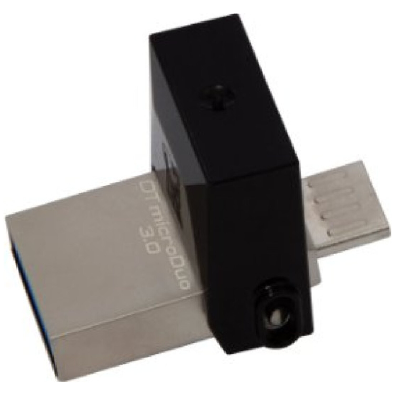 Spominski ključek 16GB USB 3.0 Kingston 70MB/s 10MB/s - plastičen/duo/črn (DTDUO3/16GB)