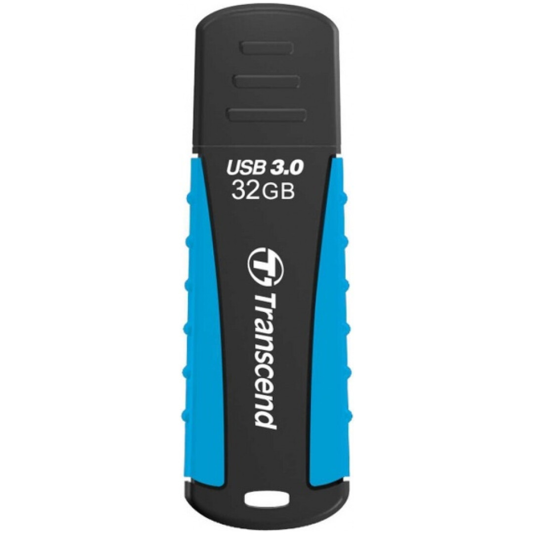 Spominski ključek 32GB USB 3.0 Transcend JF810 70MB/s - plastičen/s pokrovčkom/črno-moder (TS32GJF810)