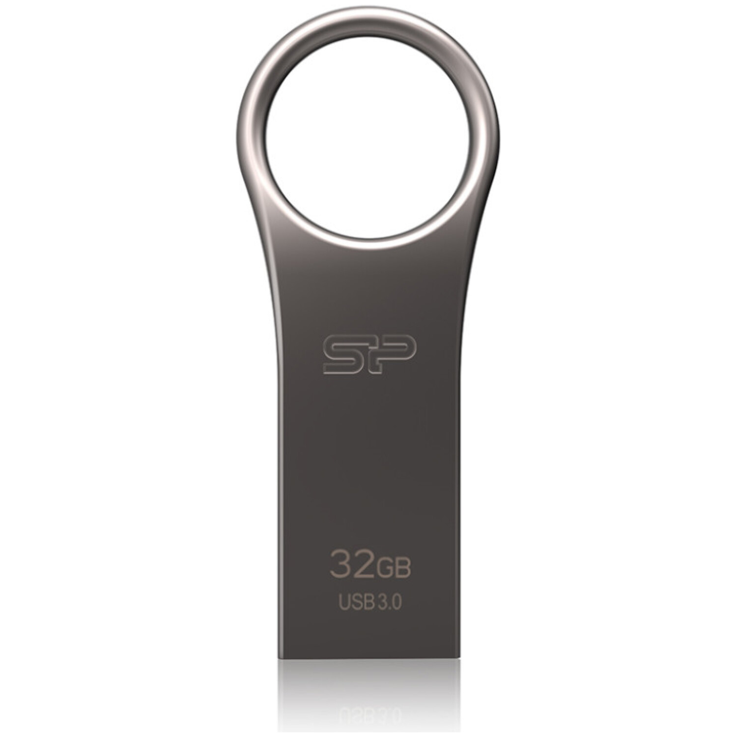 Spominski ključek 32GB USB 3.2 SiliconPower Jewel J80 120MB/s 20MB/s kovinski brez pokrovčka srebrn (SP032GBUF3J80V1T)