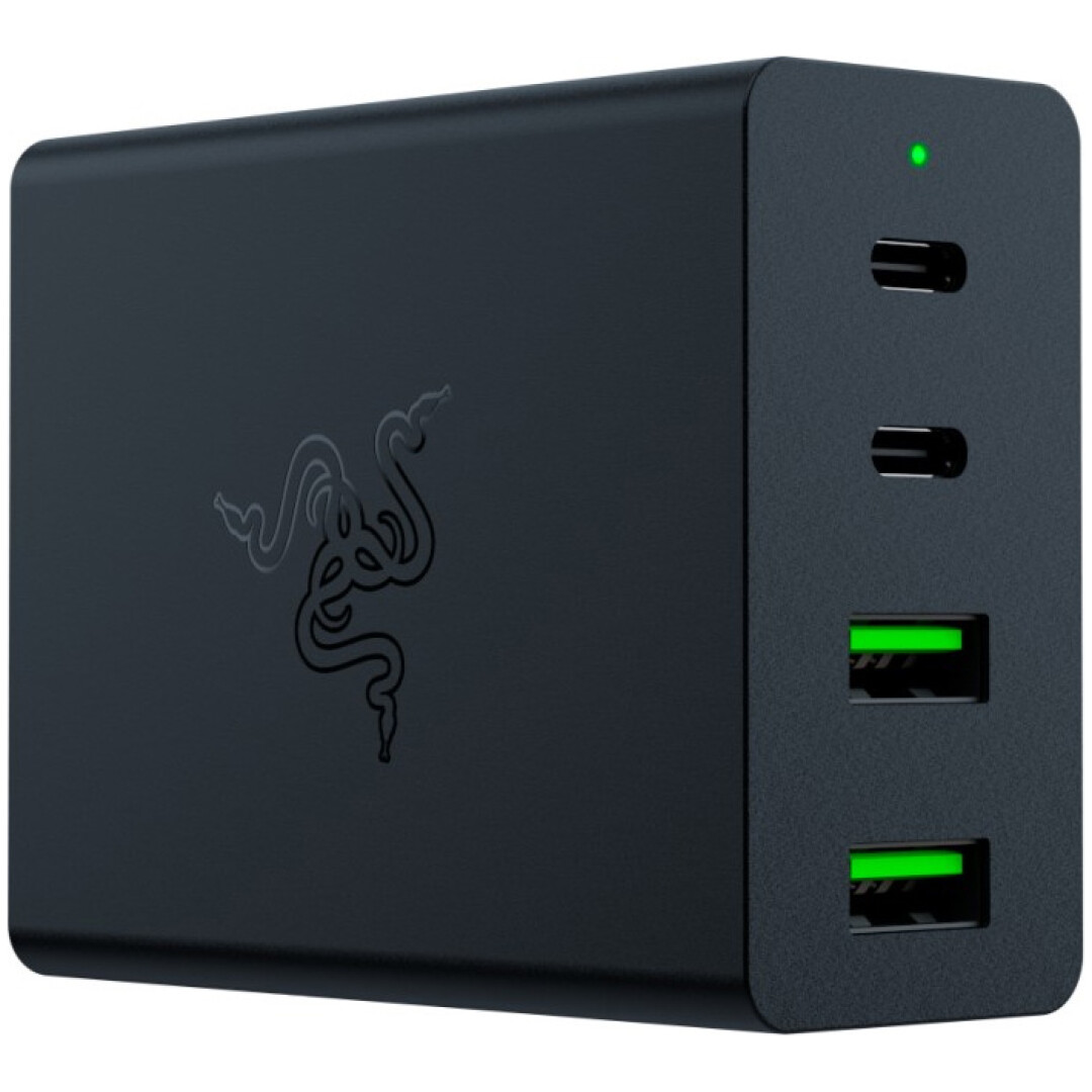 Stenski polnilec Razer 4-port USB-C 130W GaN