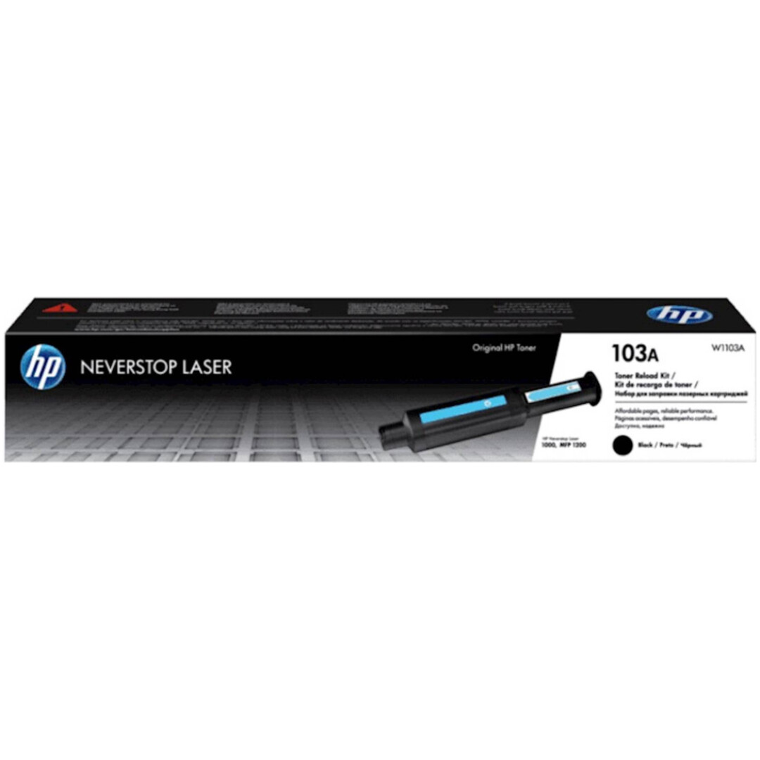 TONER HP 103A ČRN NEVERSTOP RELOAD KIT ZA NEVERSTOP LASER 1000/MFP 1200 ZA 2.500 STRANI (W1103A)