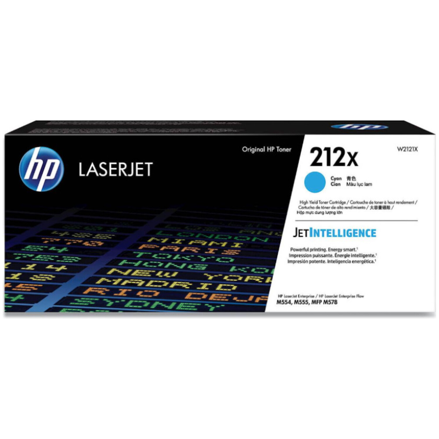 TONER HP 212X CYAN ZA COLOR LJ M554/M555/ MFP M578 ZA 10.000 STRANI (W2121X)