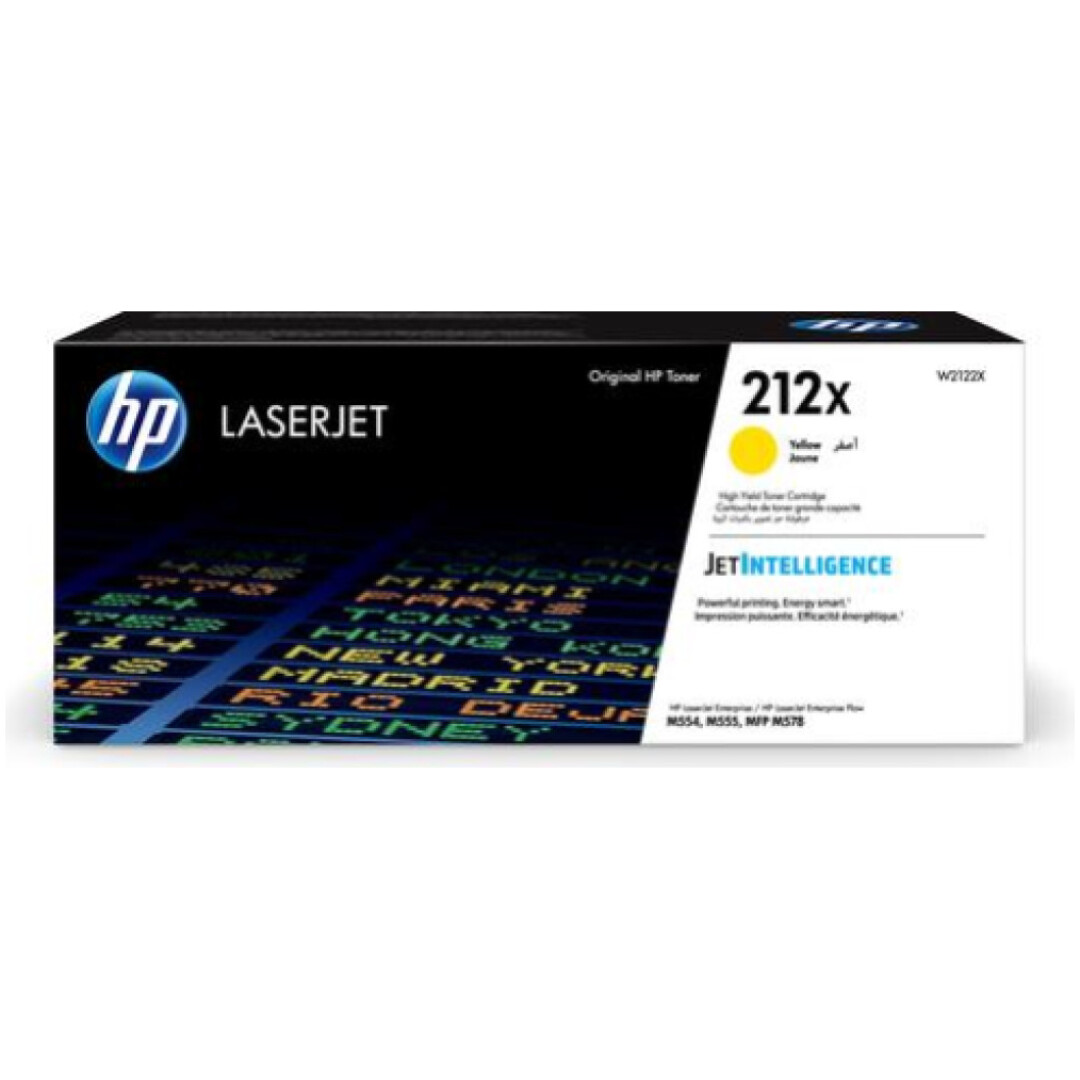 TONER HP 212X RUMEN ZA COLOR LJ M554/M555/ MFP M578 ZA 10.000 STRANI (W2122X)