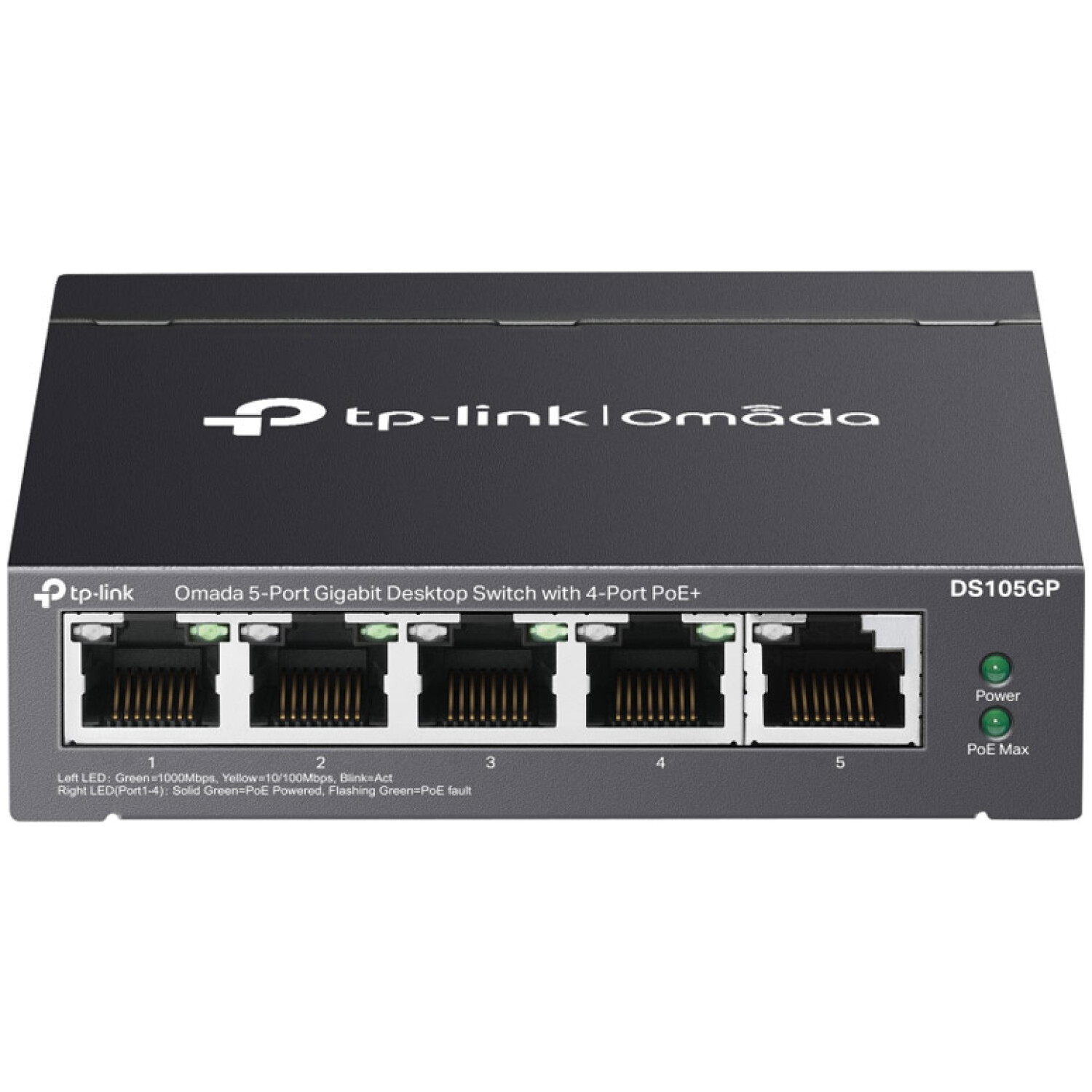 TP-LINK DS105GP Omada 5-port Gigabit PoE+ Unmanaged mrežno stikalo-switch