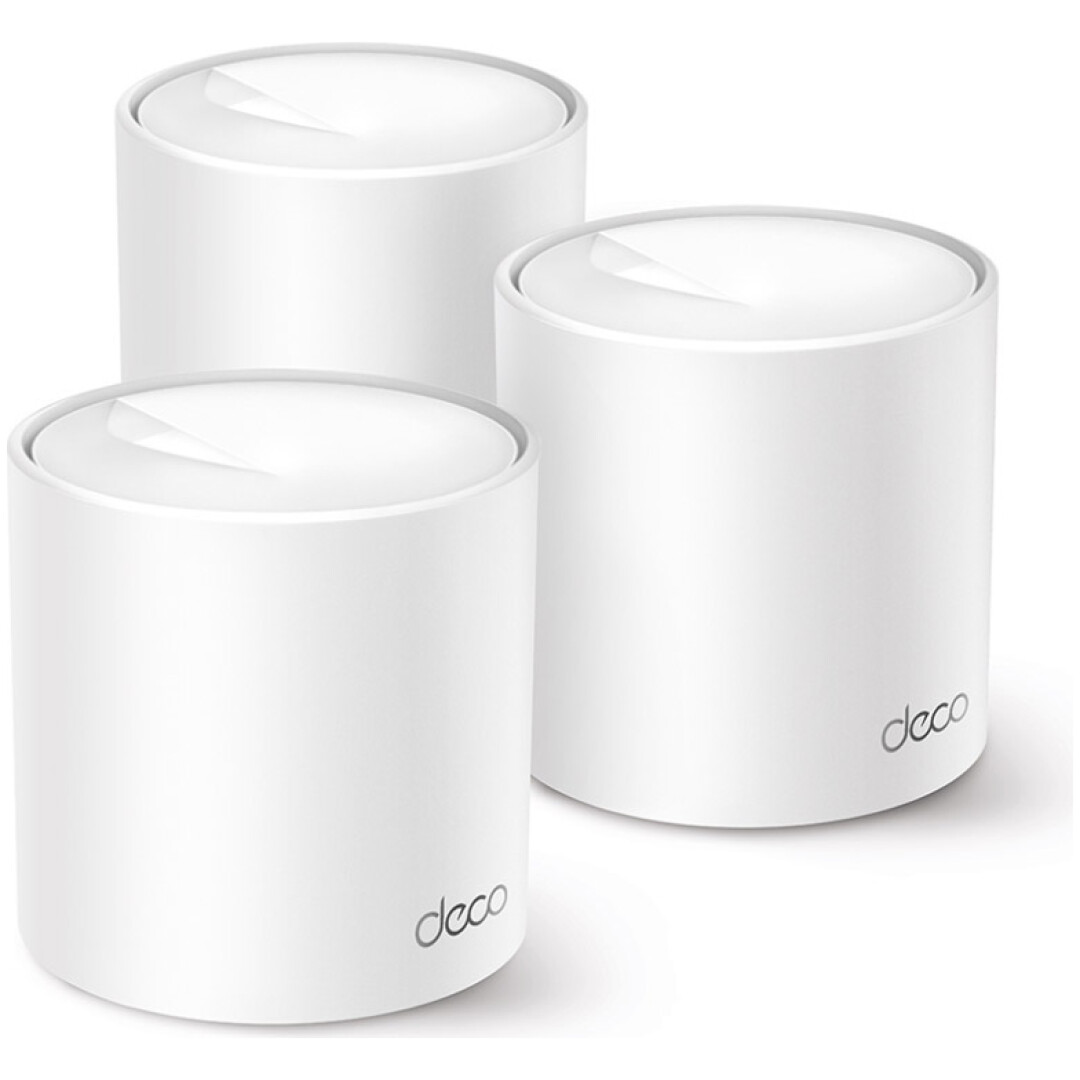 TP-LINK Deco X10 (3-pack) AX1500 Whole Home Mesh WiFi6 brezžični usmerjevalnik - router / dostopna točka-AP