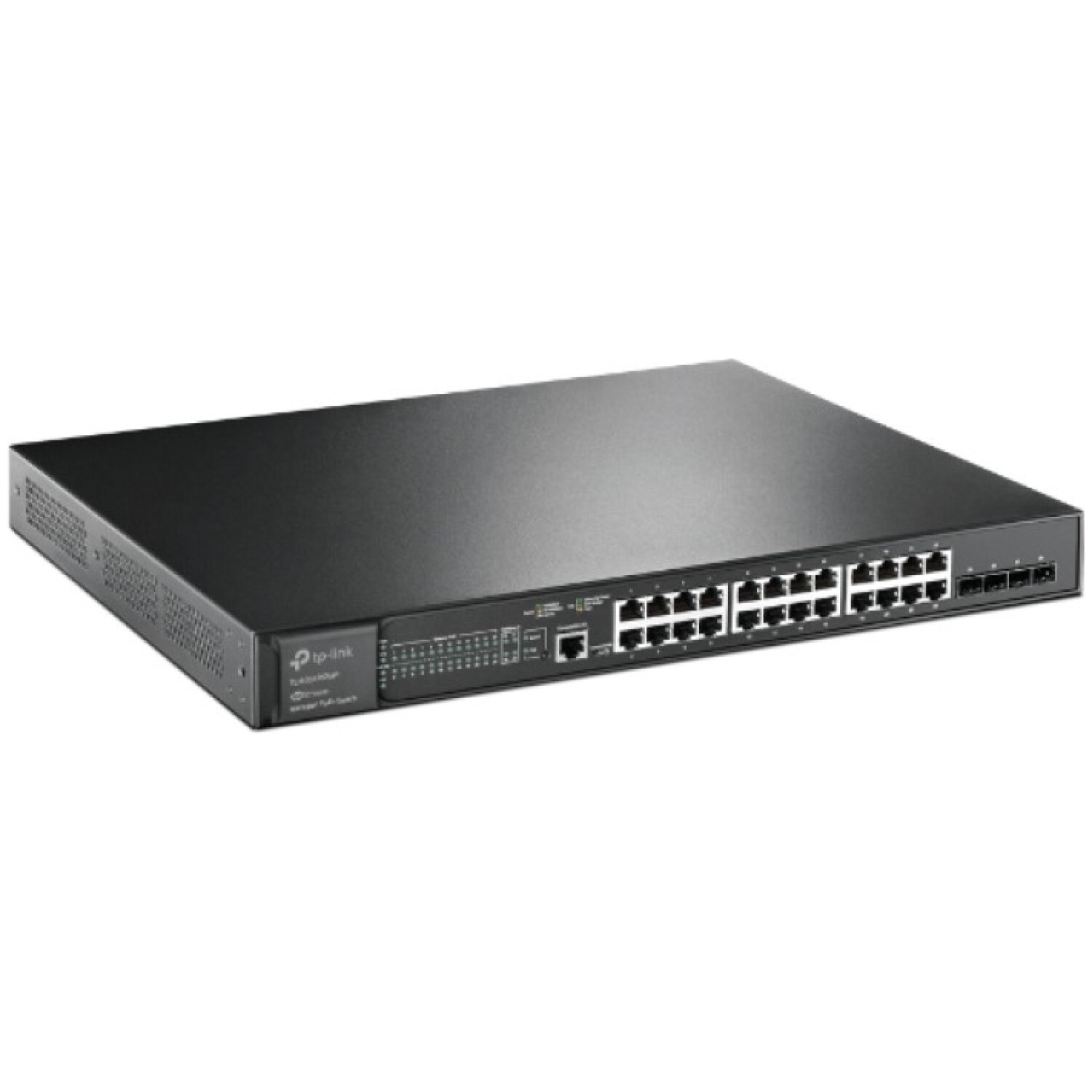 TP-LINK JetStream 24-Port Gigabit PoE+ stikalo z 4-Port 10GE SFP+ L2+