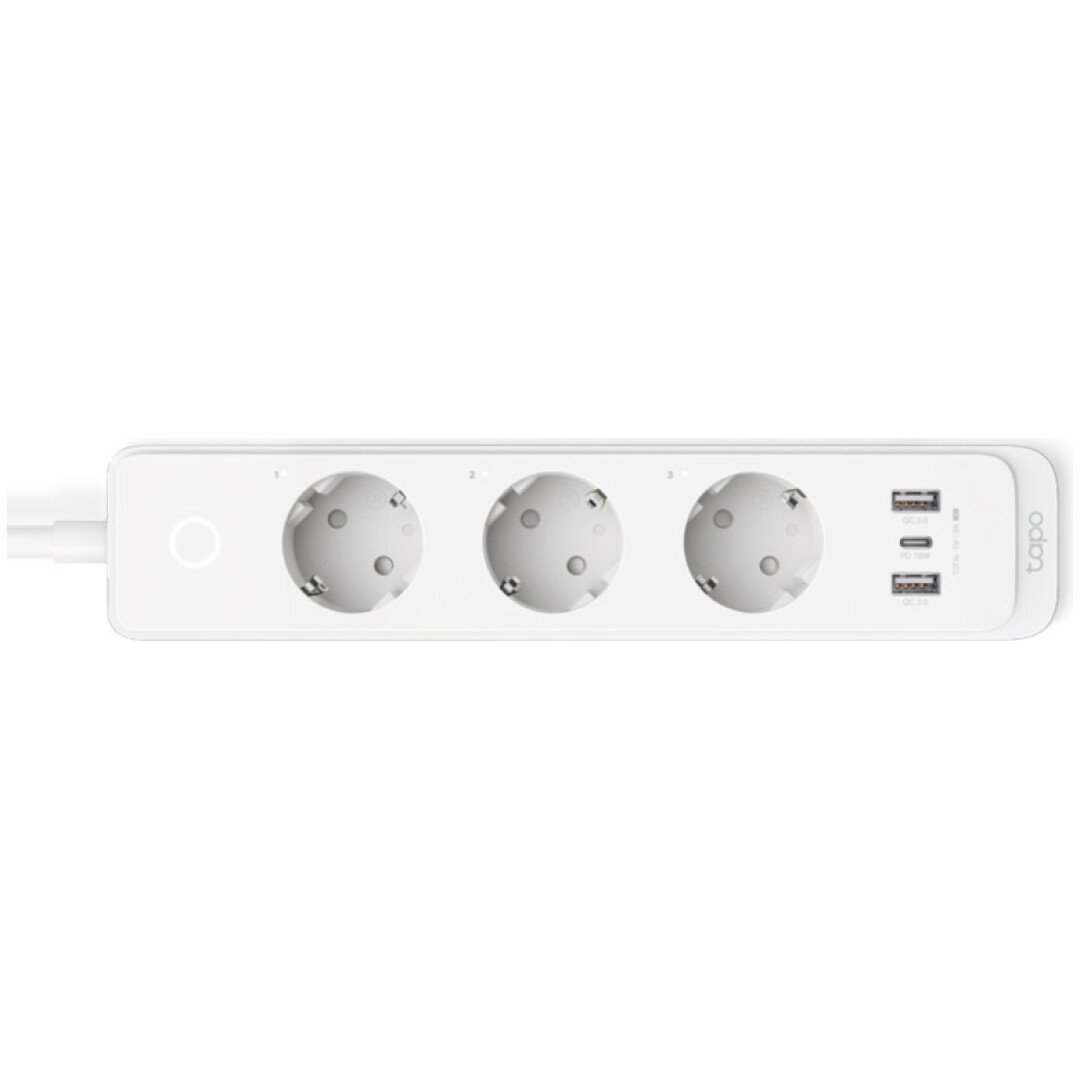 TP-LINK Tapo P300 Smart Wi-Fi Power Strip 2x USB 1xUSB-C 3x Schuko pametni podaljšek