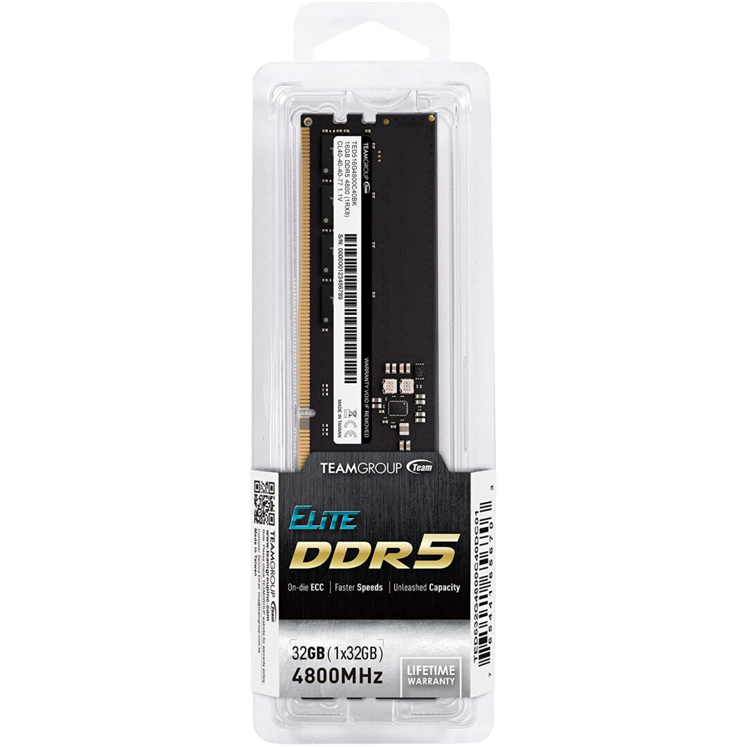 Teamgroup Elite 32GB DDR5-4800 DIMM CL40