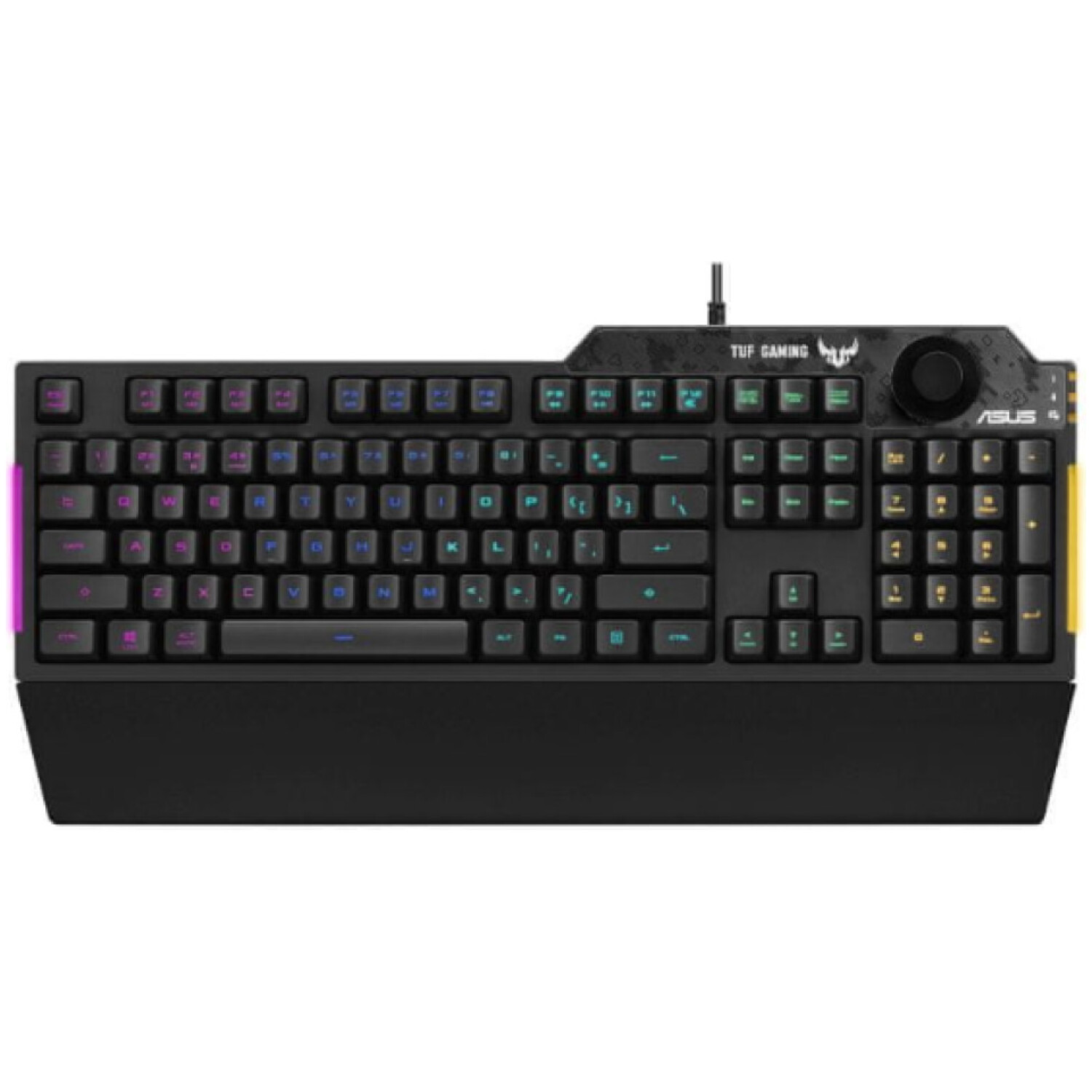 Tipkovnica Asus Gaming TUF K1 RGB osvetljena Lokalizacija US - SLO gravura (90MP01X0-BKUA00)