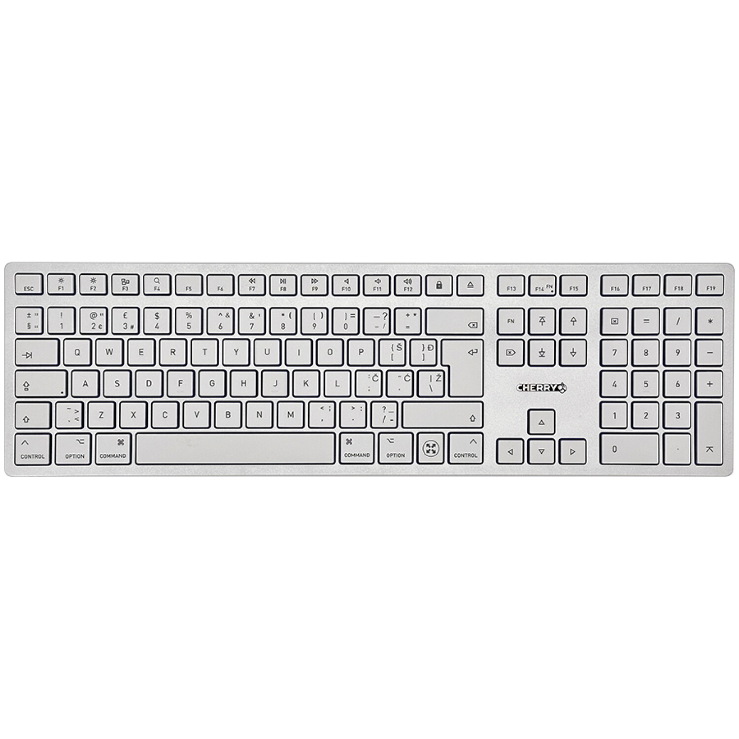 Tipkovnica Cherry KW 9100 Slim for Mac