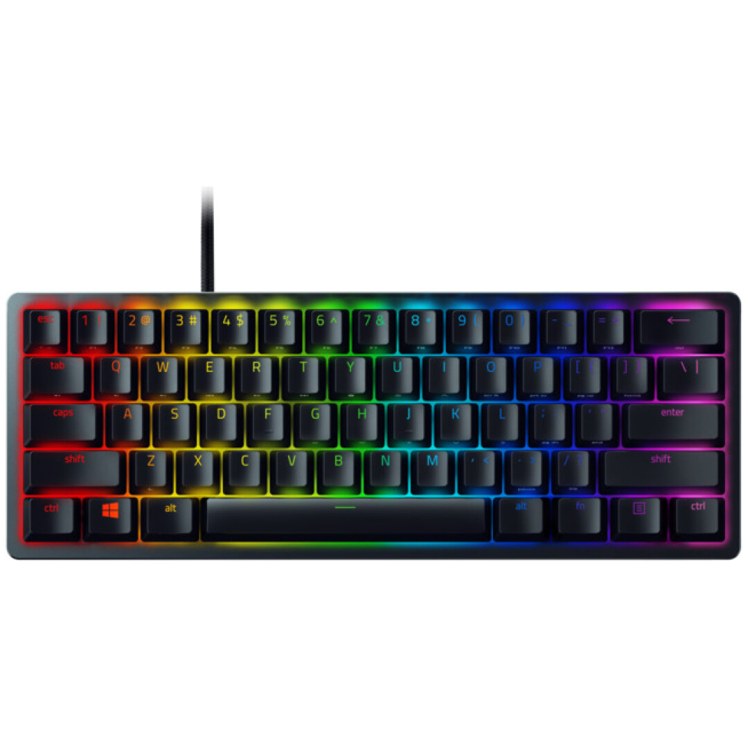 Gaming Tipkovnica Žična Razer Huntsman Mini Mercury US international | SLO gravura črna RGB (RZ03-03390200-R3M1)