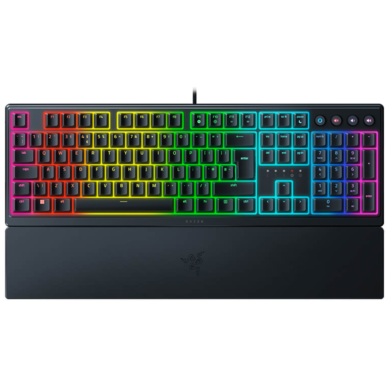 Gaming Tipkovnica USB Razer Ornata V3 UK | SLO gravura črna RGB LED osvetlitev (RZ03-04460300-R3W1)