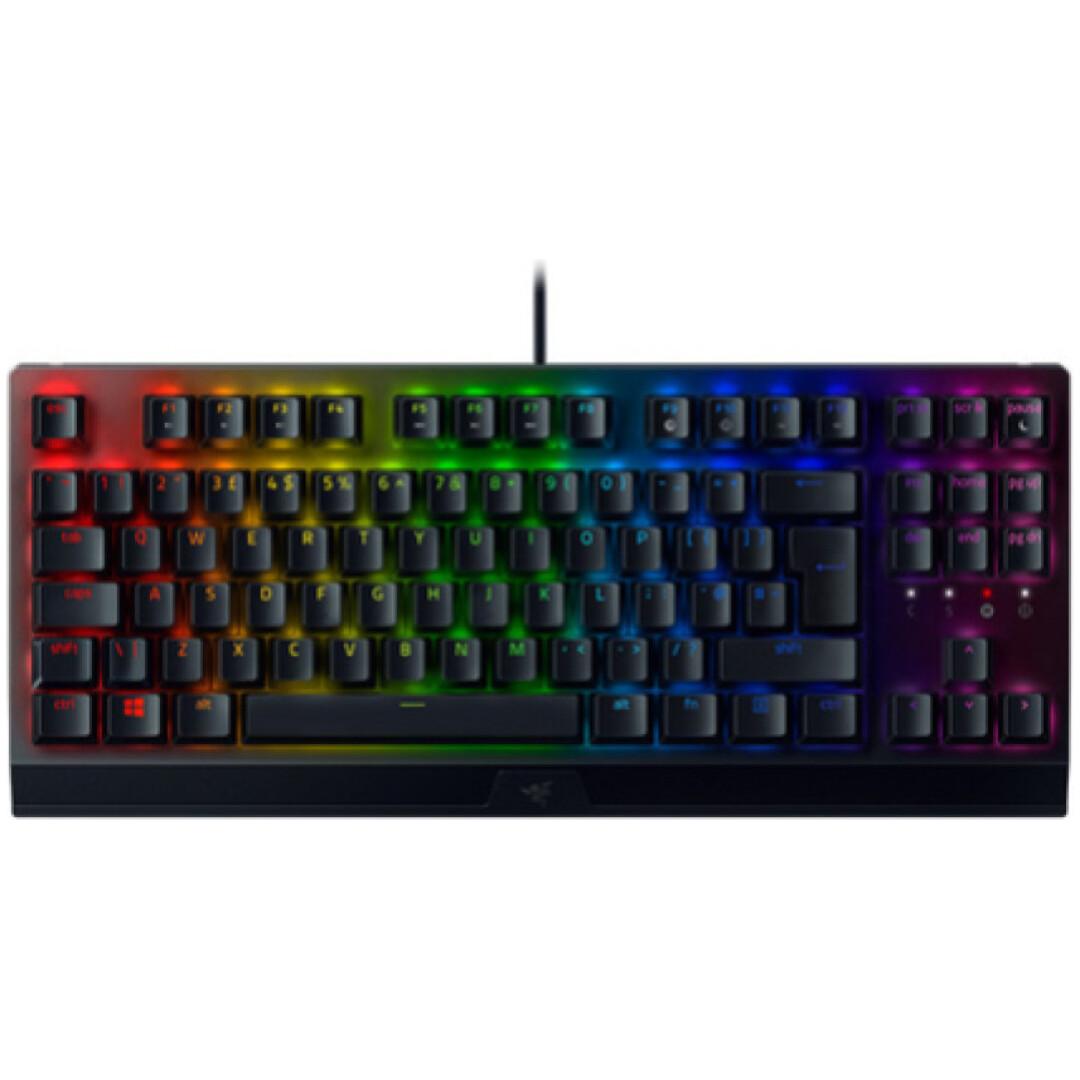 Tipkovnica Razer USB gaming BlackWidow V3 Tenkeyless Green Switch SLO črna mehanska RGB gravura (RZ03-03490300-R3W1)