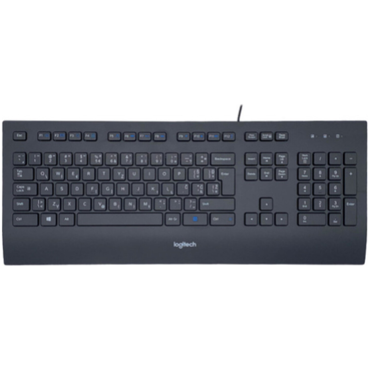 Tipkovnica Žična Logitech K280e US international | SLO gravura črna (920-005217)