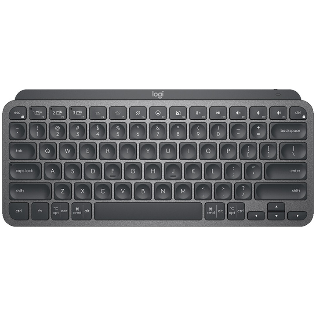 Tipkovnica brezžična Logitech MX Keys Mini US international | SLO gravura grafitna LED osvetlitev (920-010498)