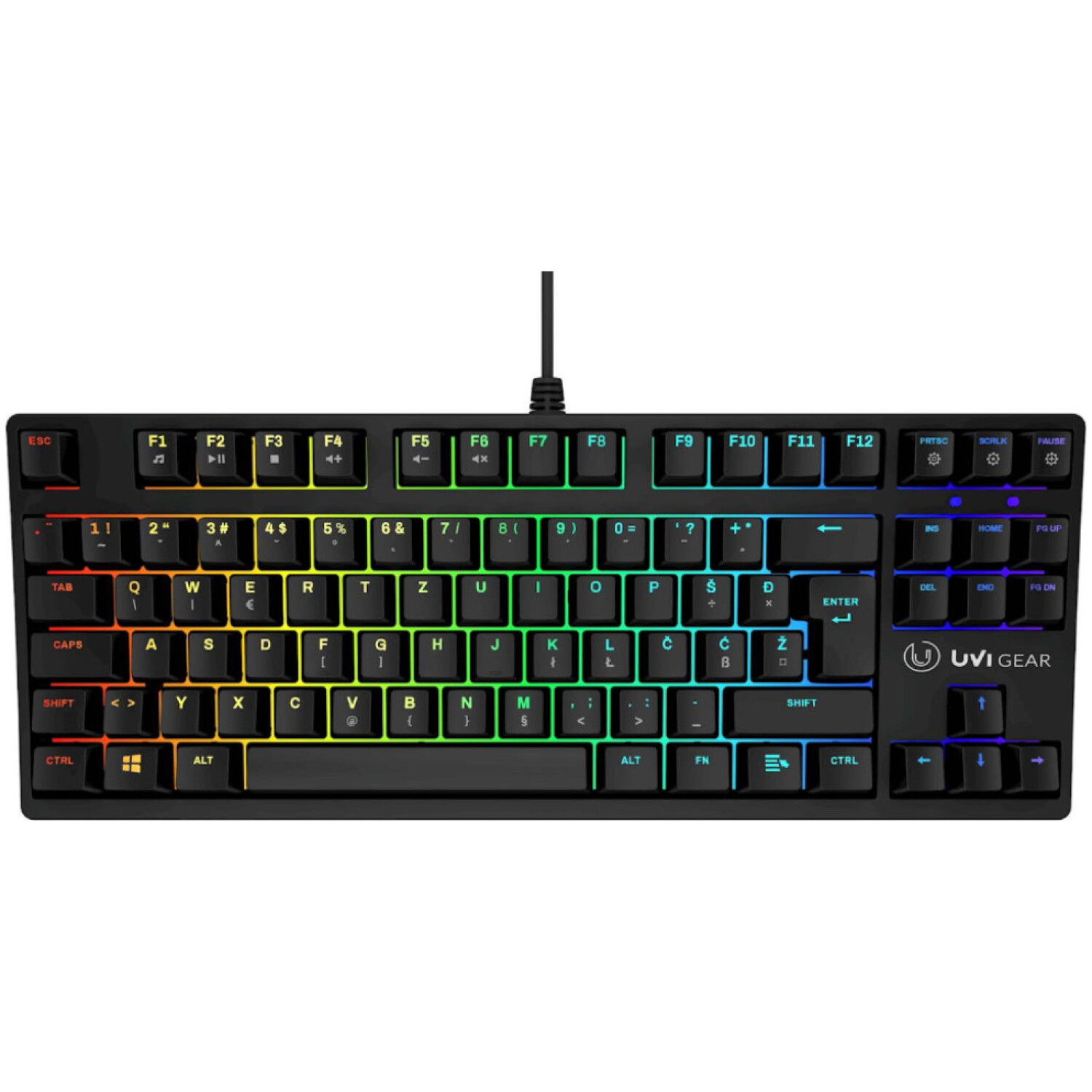 Tipkovnica gaming UVI Gear Pride Mini SLO