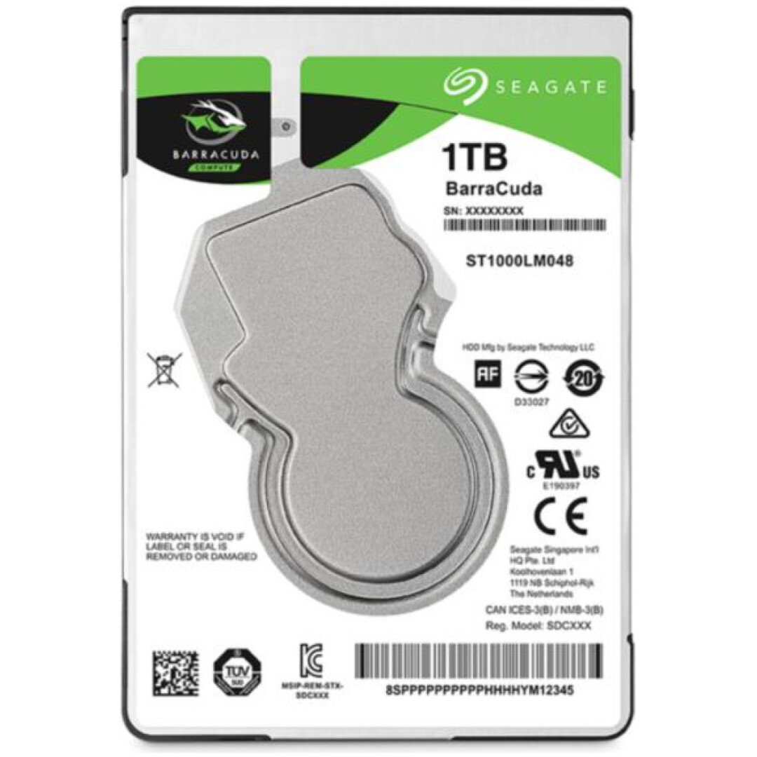 Trdi disk 1TB SATA3 Seagate BarraCuda 6Gb/s 64Mb 7.200 (ST1000DM010)