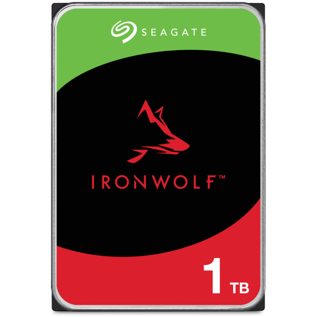 Trdi disk 1TB SATA3 Seagate IronWolf 6GB/s 256MB 5400 - primerno za NAS (ST1000VN008)