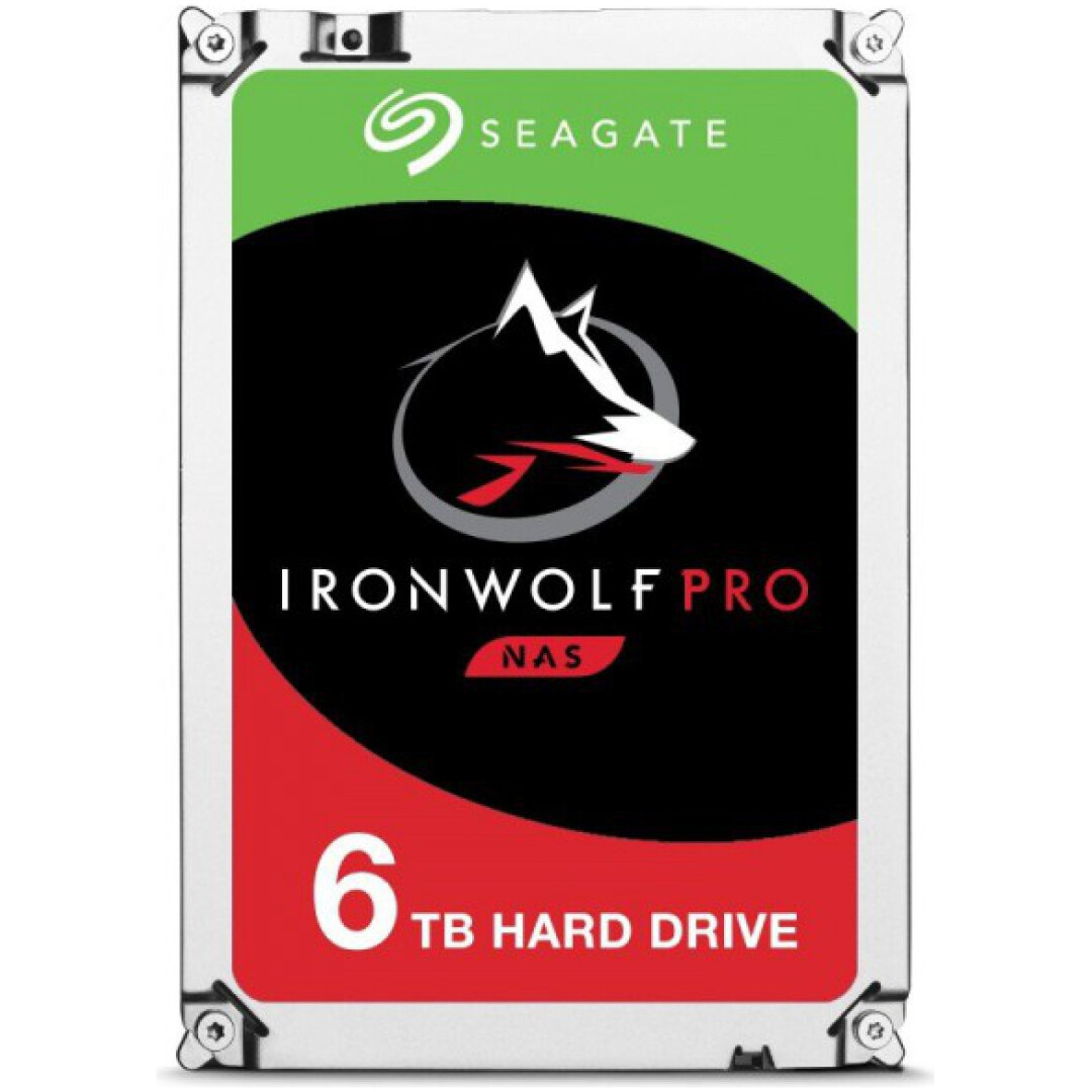 Trdi disk 6TB SATA3 Seagate IronWolf PRO 6GB/s 256MB 7.200 - primerno za NAS (ST6000NT001)