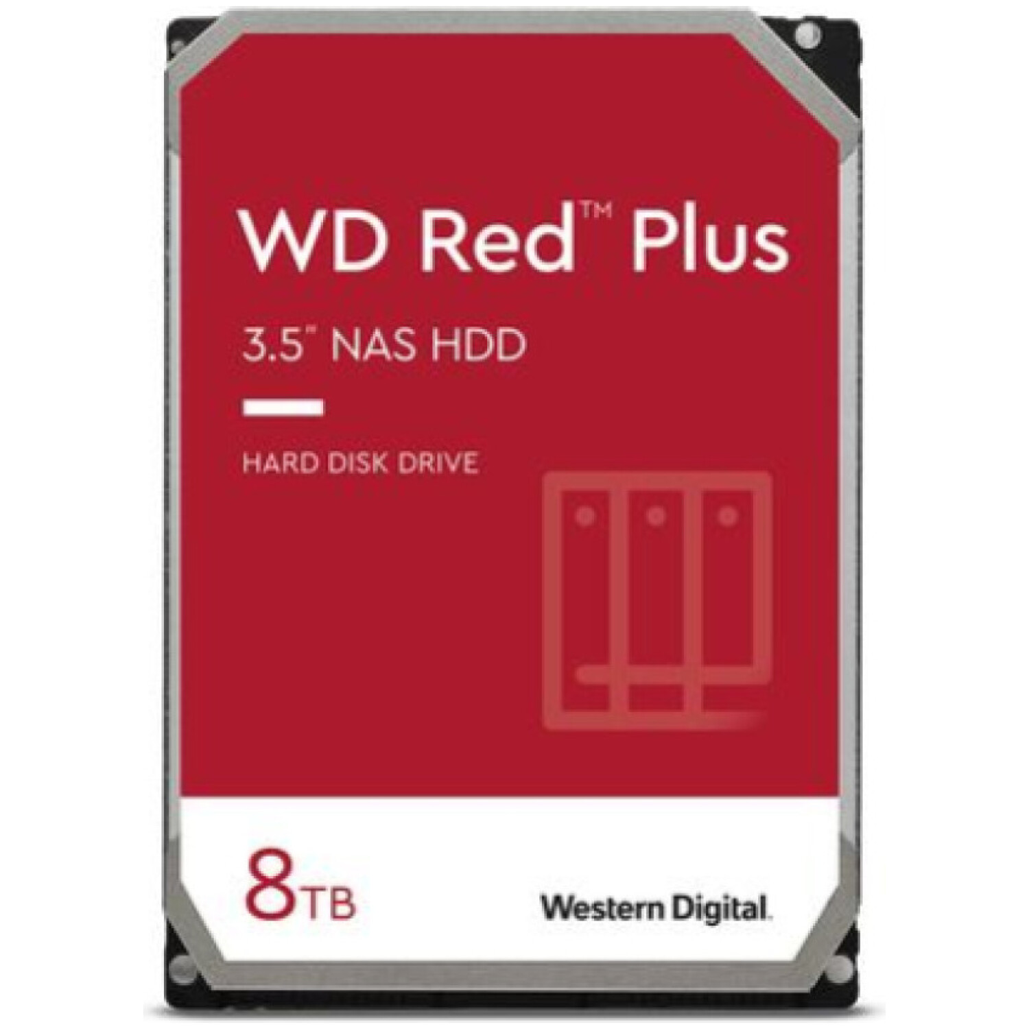 Trdi disk 8TB SATA3 WD80EFZZ 6Gb/s 128MB 5.640 Red PLUS - primerno za NAS