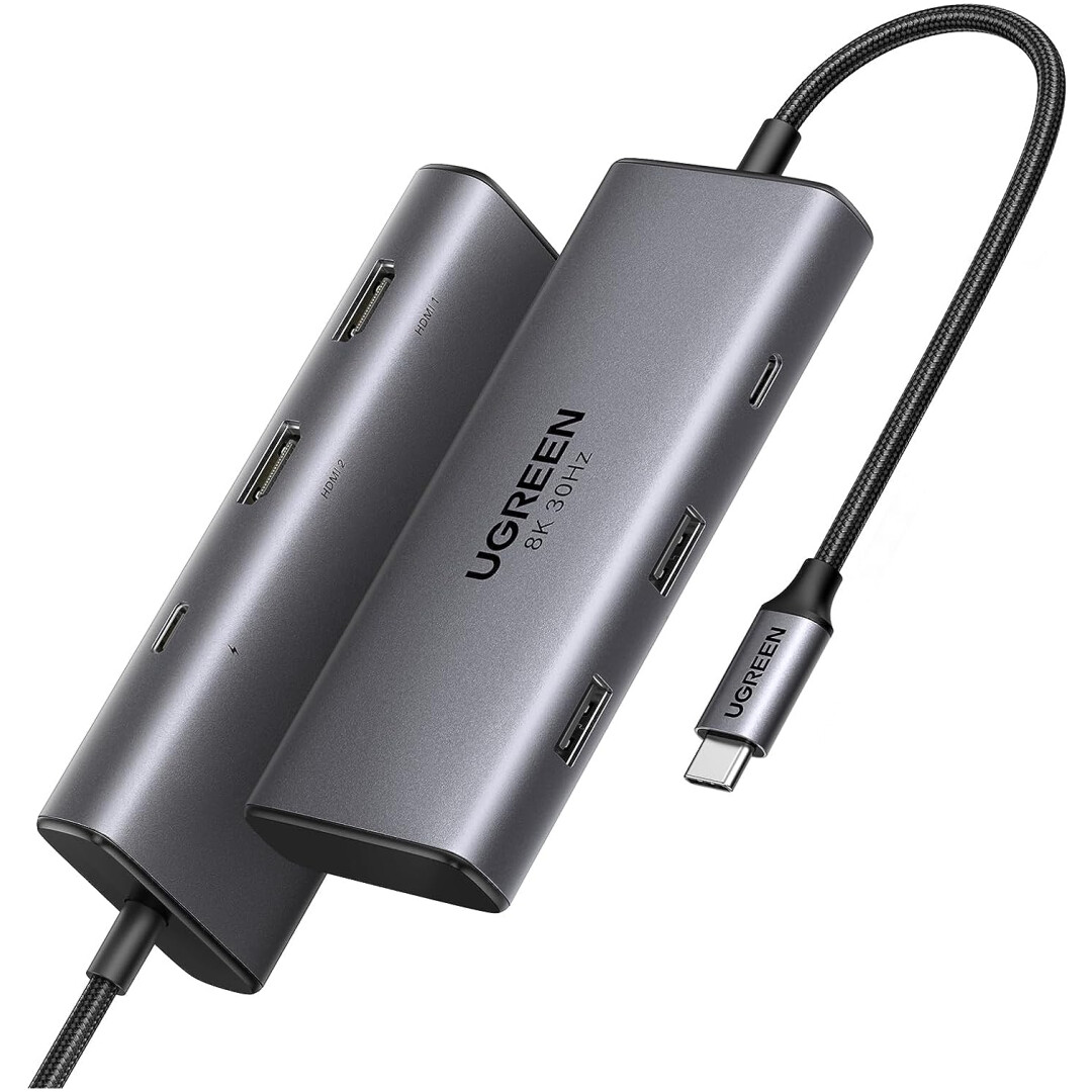 UGREEN 6v1 USB C Hub Dual HDMI 4K@60Hz