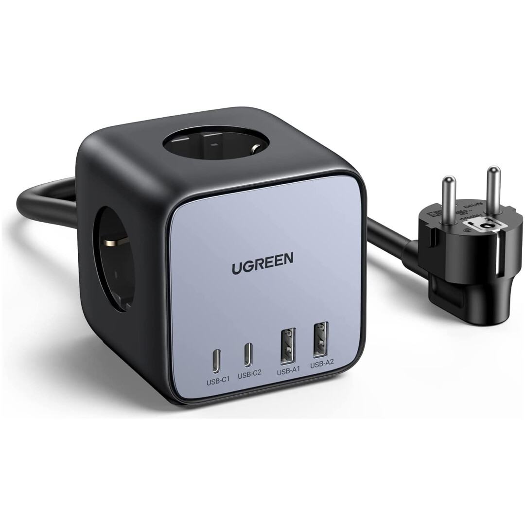 Ugreen DigiNest Cube 65W USB-C / AC 7v1 vtičnica - POŠKODOVANA EMBALAŽA!!!