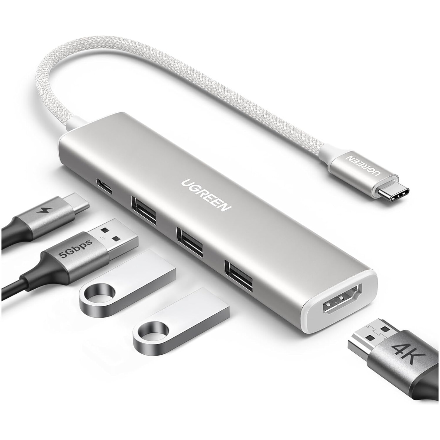 Ugreen Revodok USB-C Hub 5-v-1