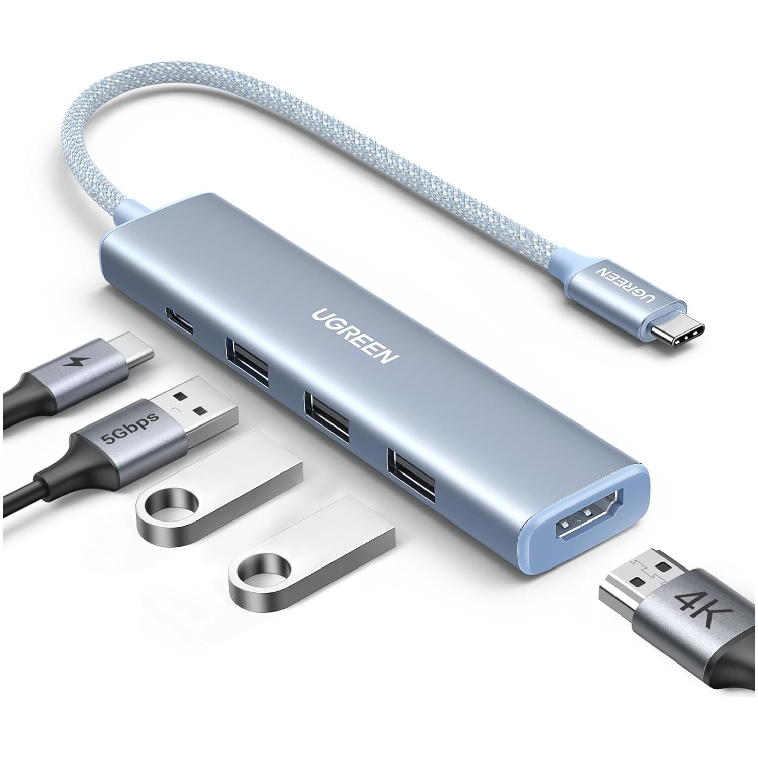 Ugreen Revodok USB-C Hub 5-v-1