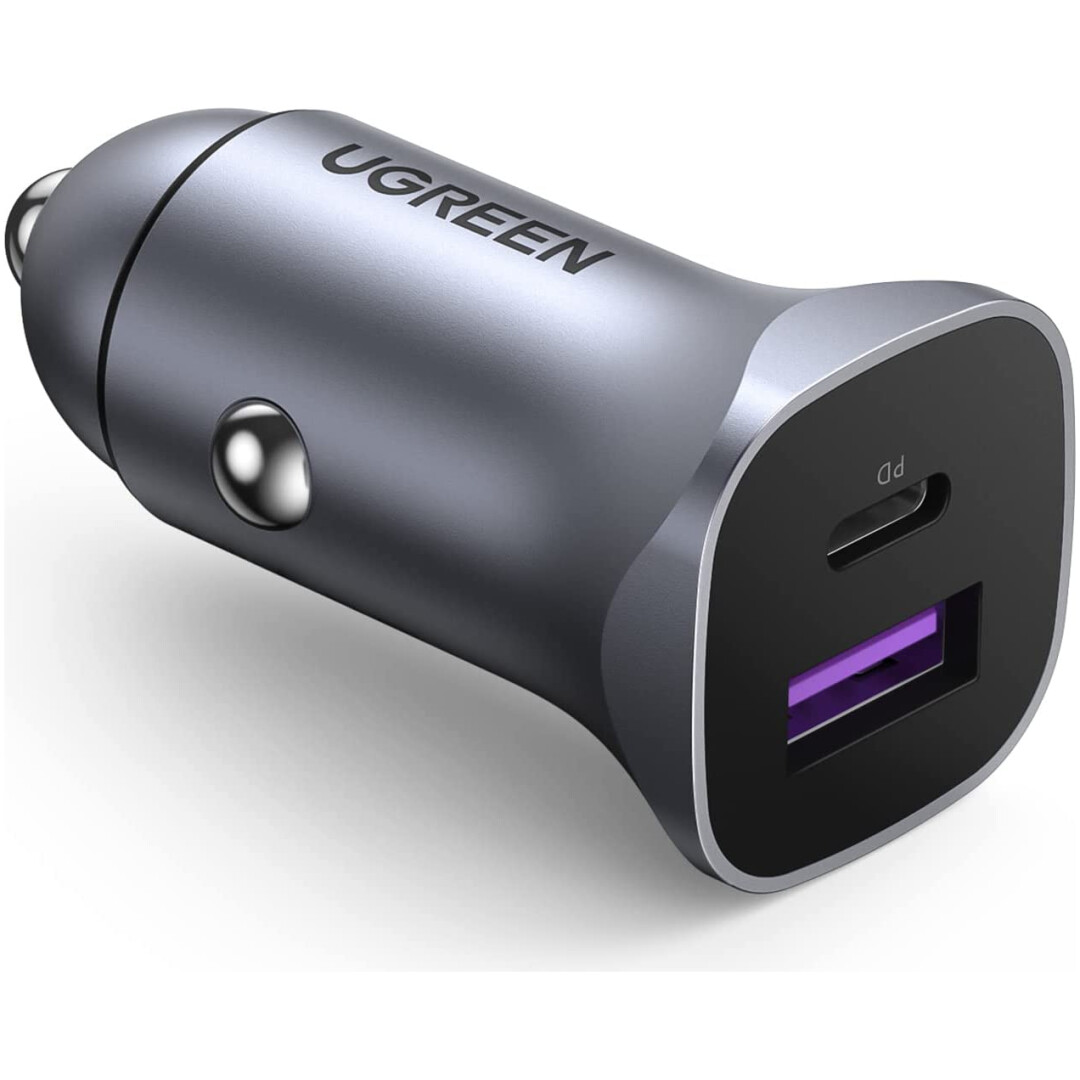 Ugreen avtopolnilec USB+USB-C QC 3.0 30W 10144 - box