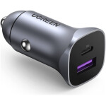 Ugreen avtopolnilec USB+USB-C QC 3.0 30W 10144 - box