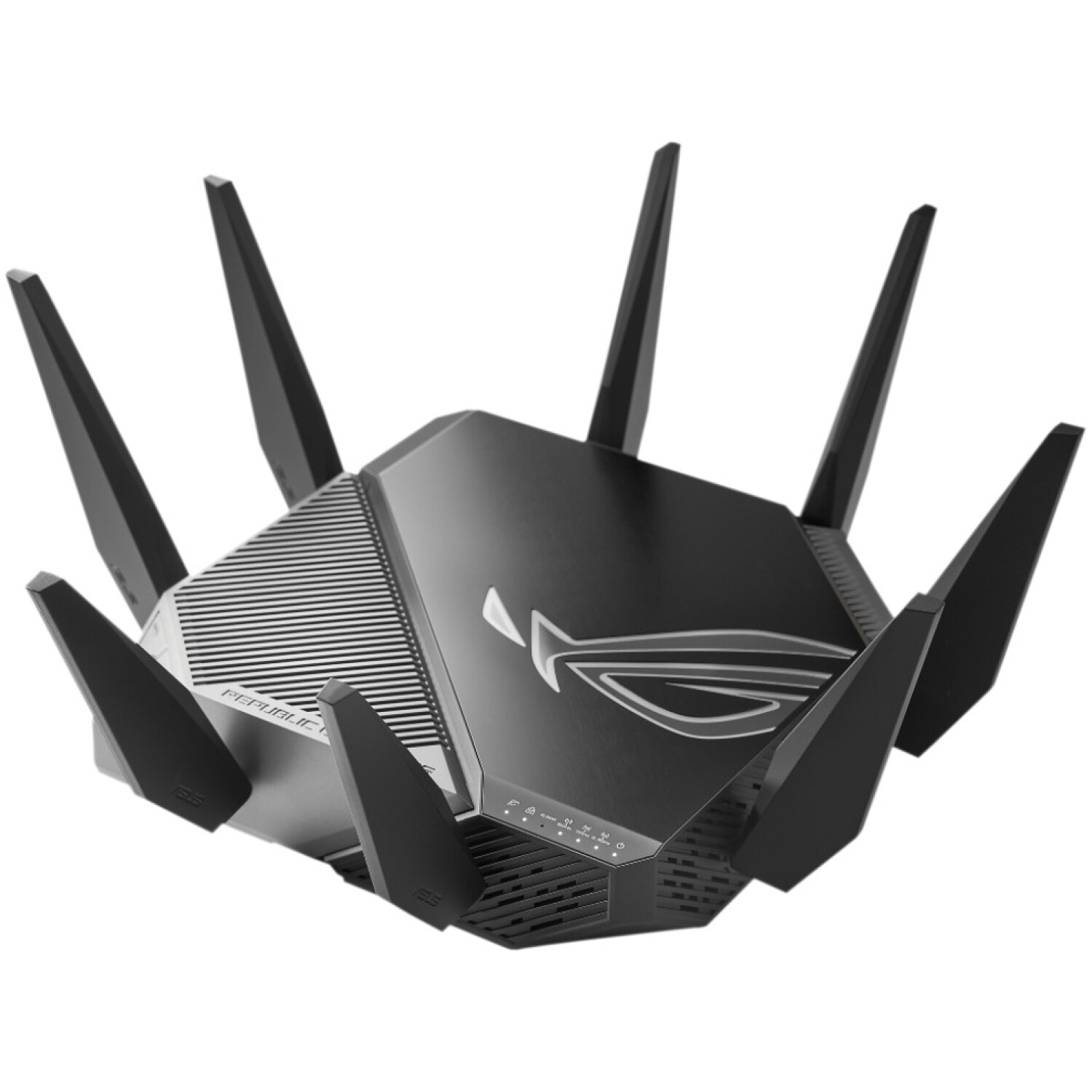 Usmerjevalnik brezžični Asus ROG Rapture GT-AXE11000 WiFi6E 802.11ax AX11000 4804Mbit/s 5G MESH OFDMA triband 1xLAN/WAN2