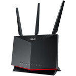 Usmerjevalnik brezžični Asus RT-AX86S WiFi6 802.11ax AX5700 4804Mbit/s 3G/4G USB dongle dualband MESH MU-MIMO 4xLAN 3x antena (90IG05F0-MO3A00)