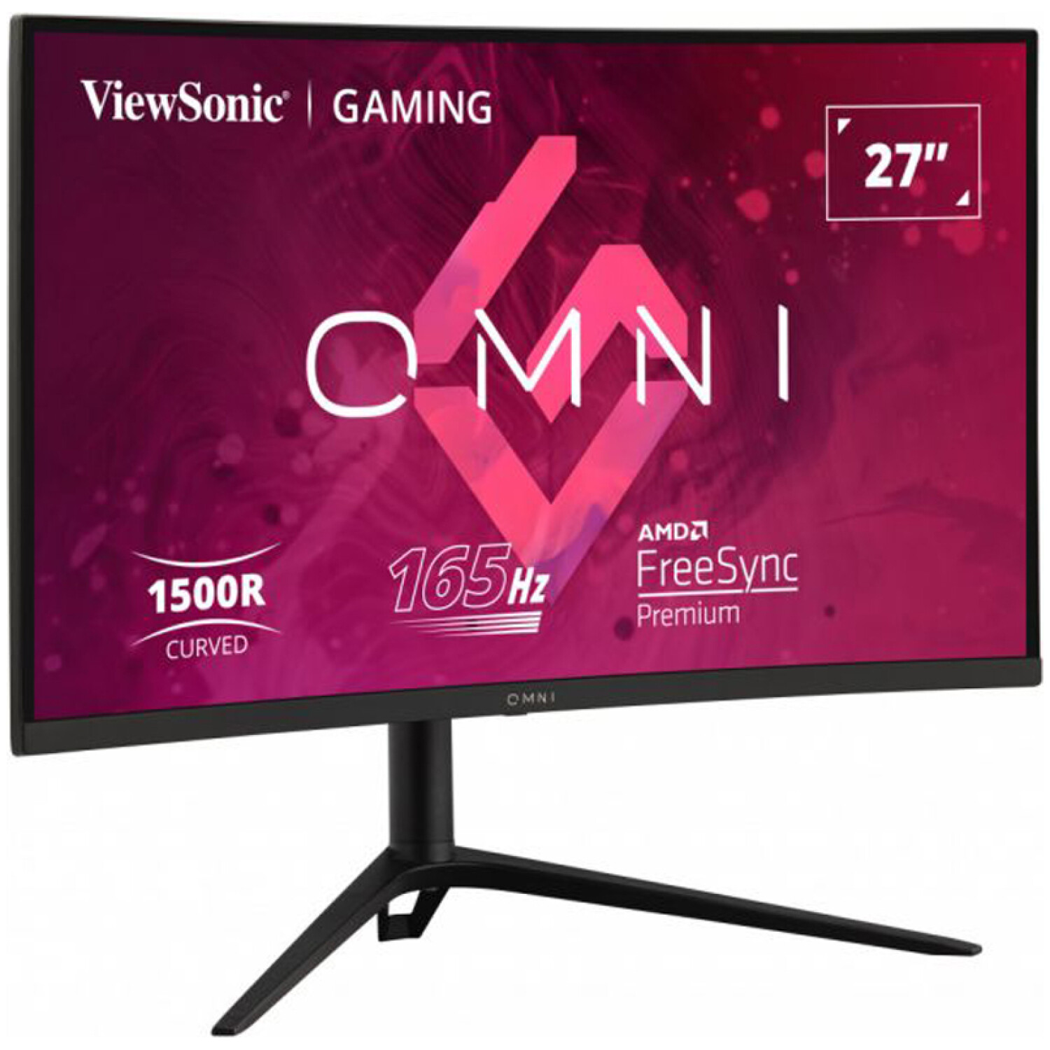 58cm (27") FHD VA 165Hz DP/HDMI HDR10 zvočniki FreeSync ukrivljen gaming monitor