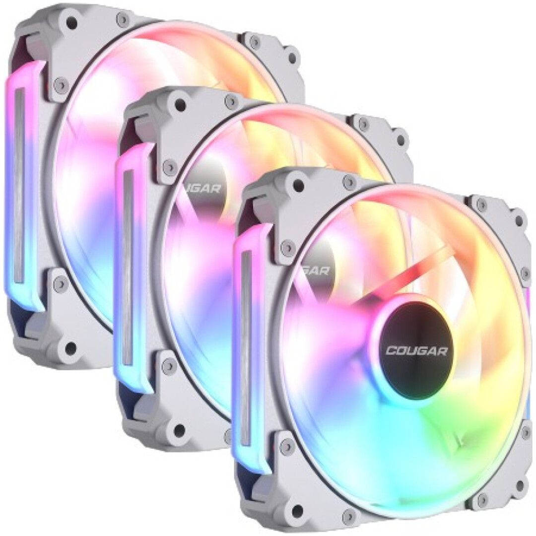 Ventilator Cougar Apolar (3 kosi) - Modularni 120mm bela RGB